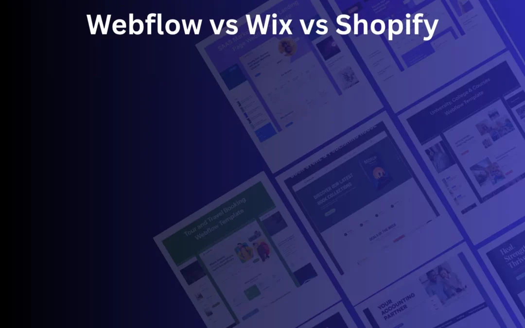 Webflow vs Wix vs Shopify: Which Platform Needs the Best Templates?