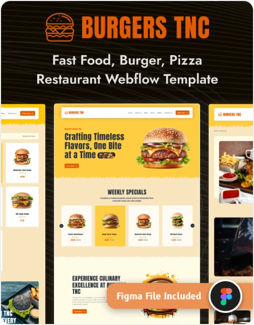 Food Website templates