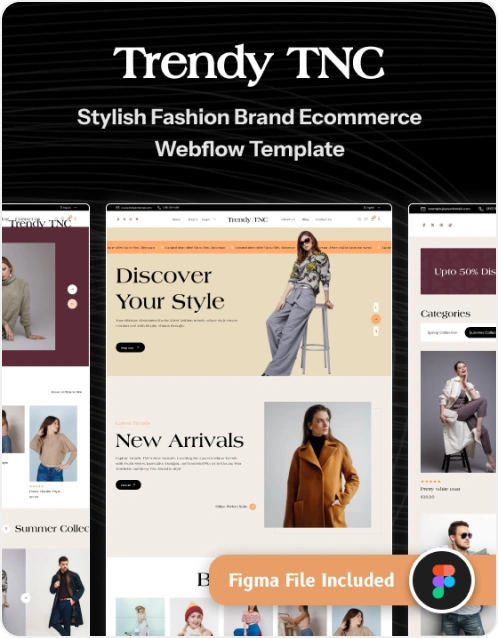 Ecommerce webflow templates
