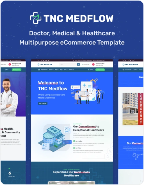 Health website templase