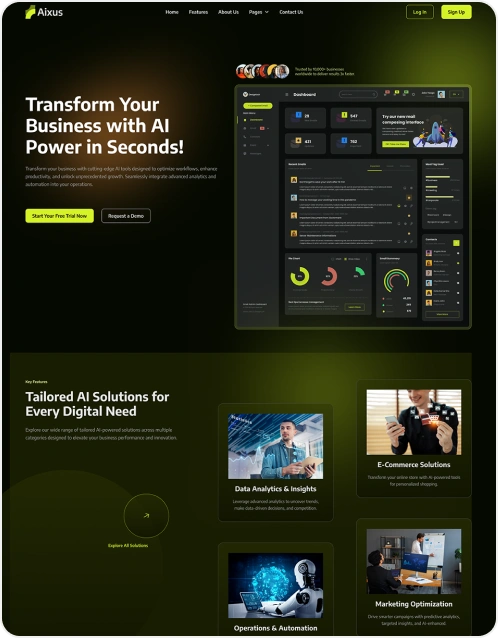 Sass website templates