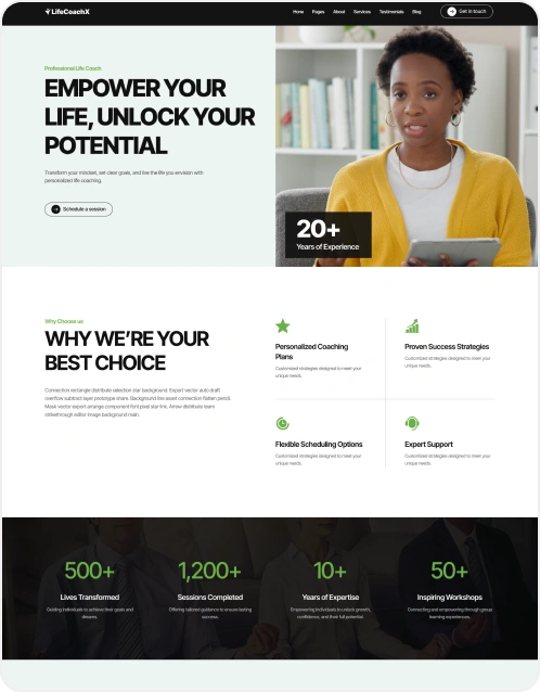 Agency websites templates