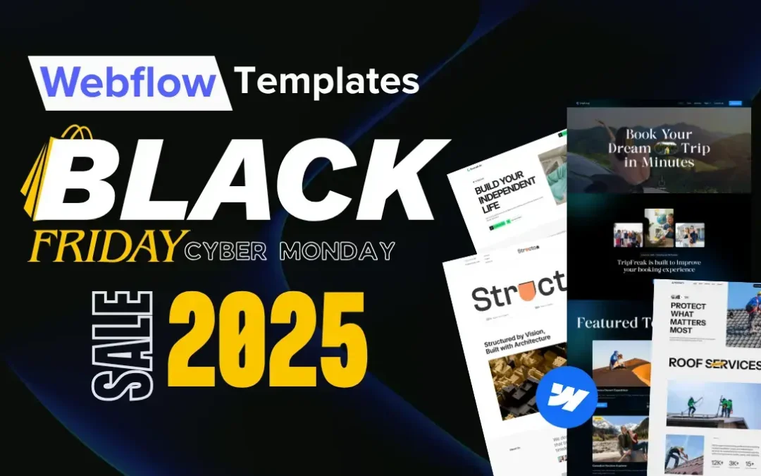 Webflow Templates Black Friday & Cyber ​​Monday Sale 2025