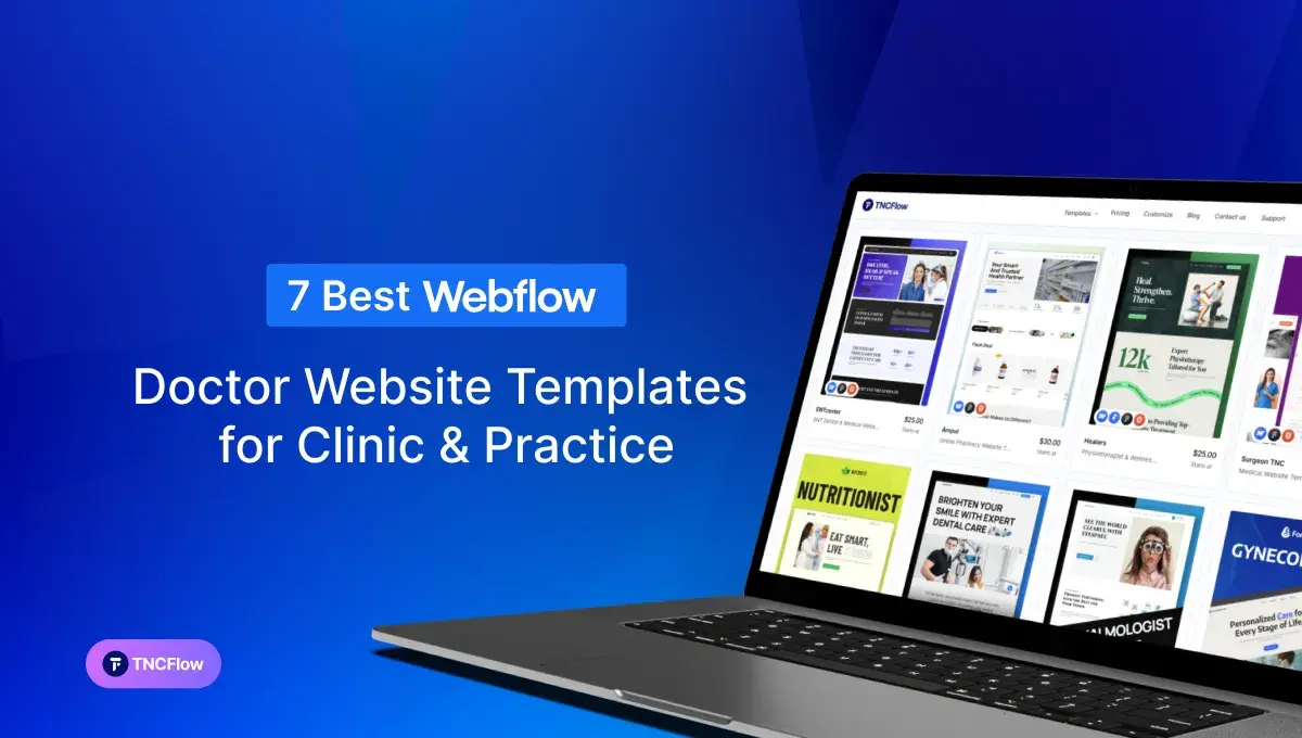 Webflow Doctor Website Templates