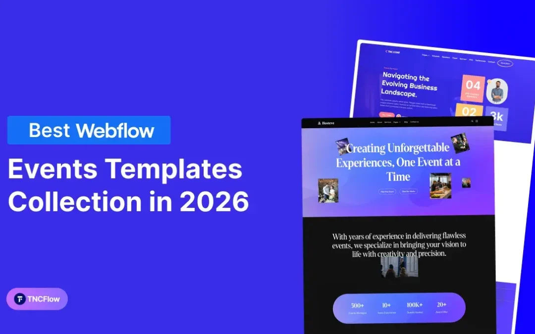 Best Webflow Events Templates Collection in 2026