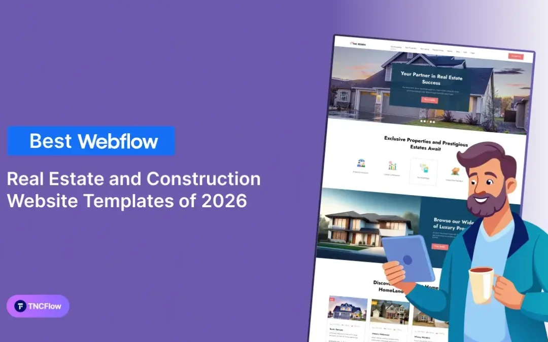 Webflow Real Estate and Construction Website Templates of 2026