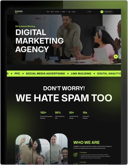 digimark webflow template