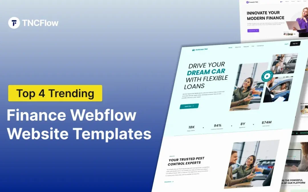 Top 4 Trending Finance Webflow Website Templates