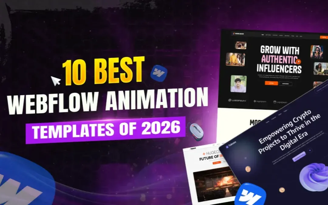 10 Best Webflow Animation Templates of 2026
