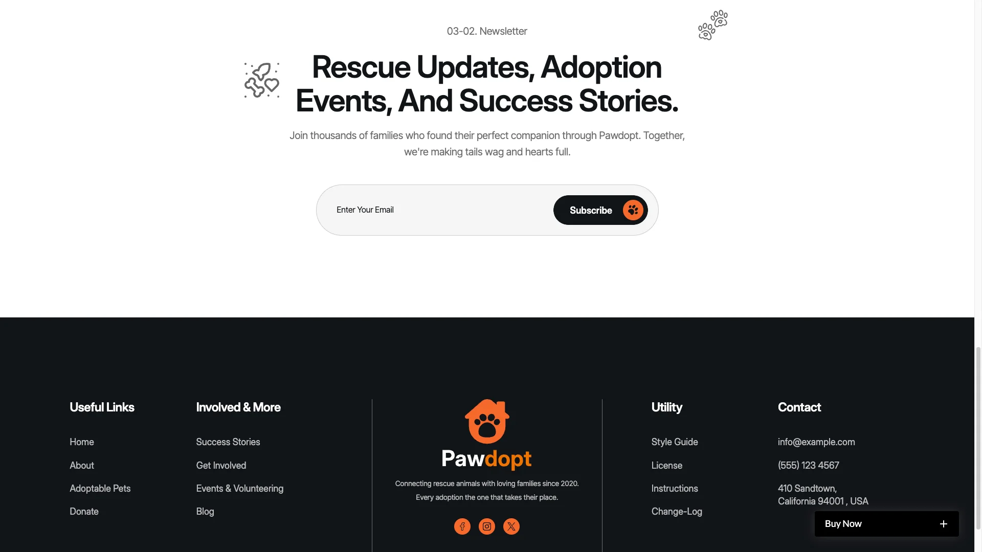 Pawdopt_Modern Typography & Icons. - TNCFlow