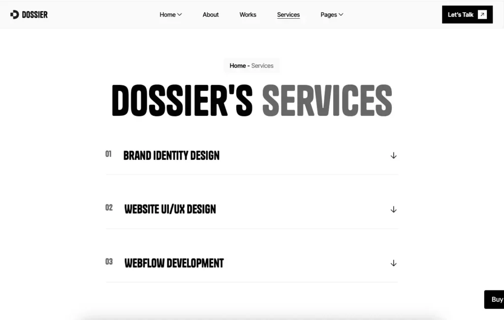 Services Pricing Page 1 - TNCFlow