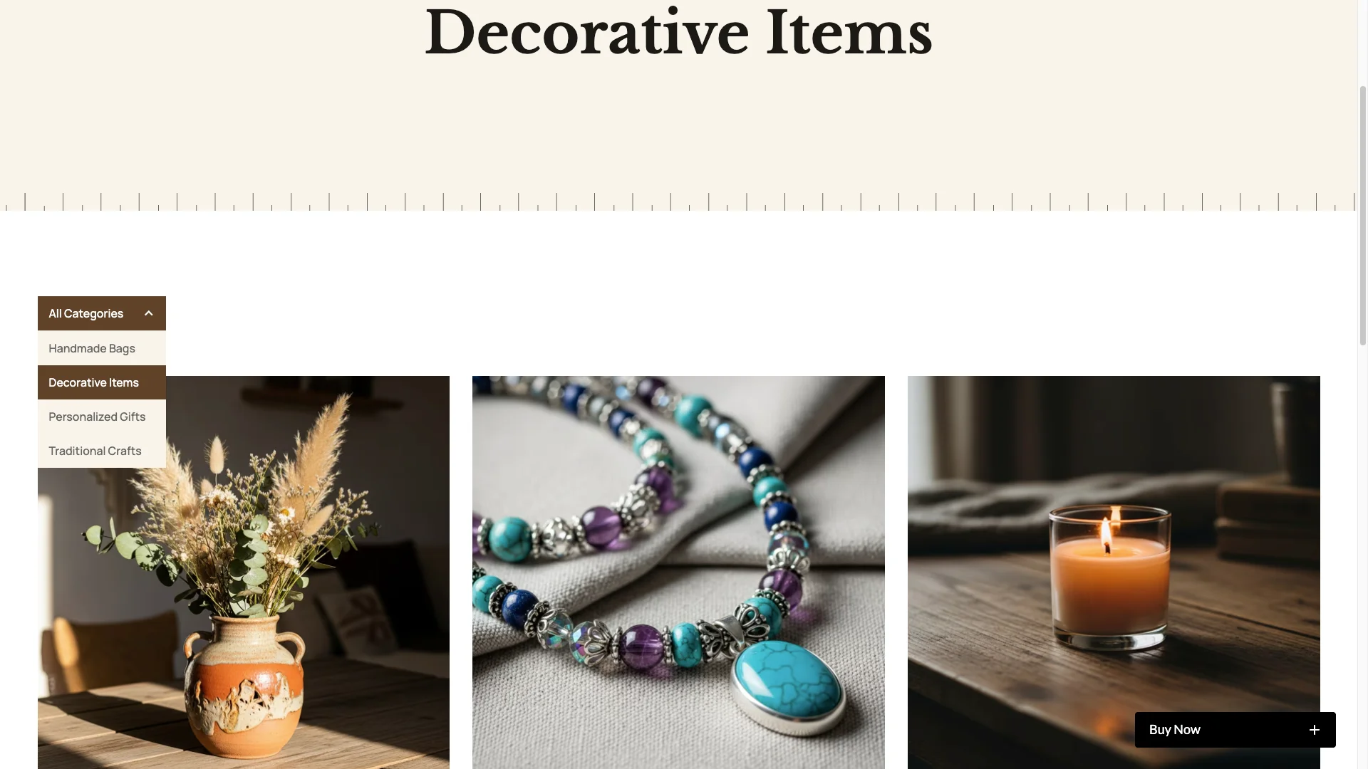 Category Filtering on Shop - TNCFlow Terracotta vase with dried flowers on a sunlit wooden table inside a cozy room