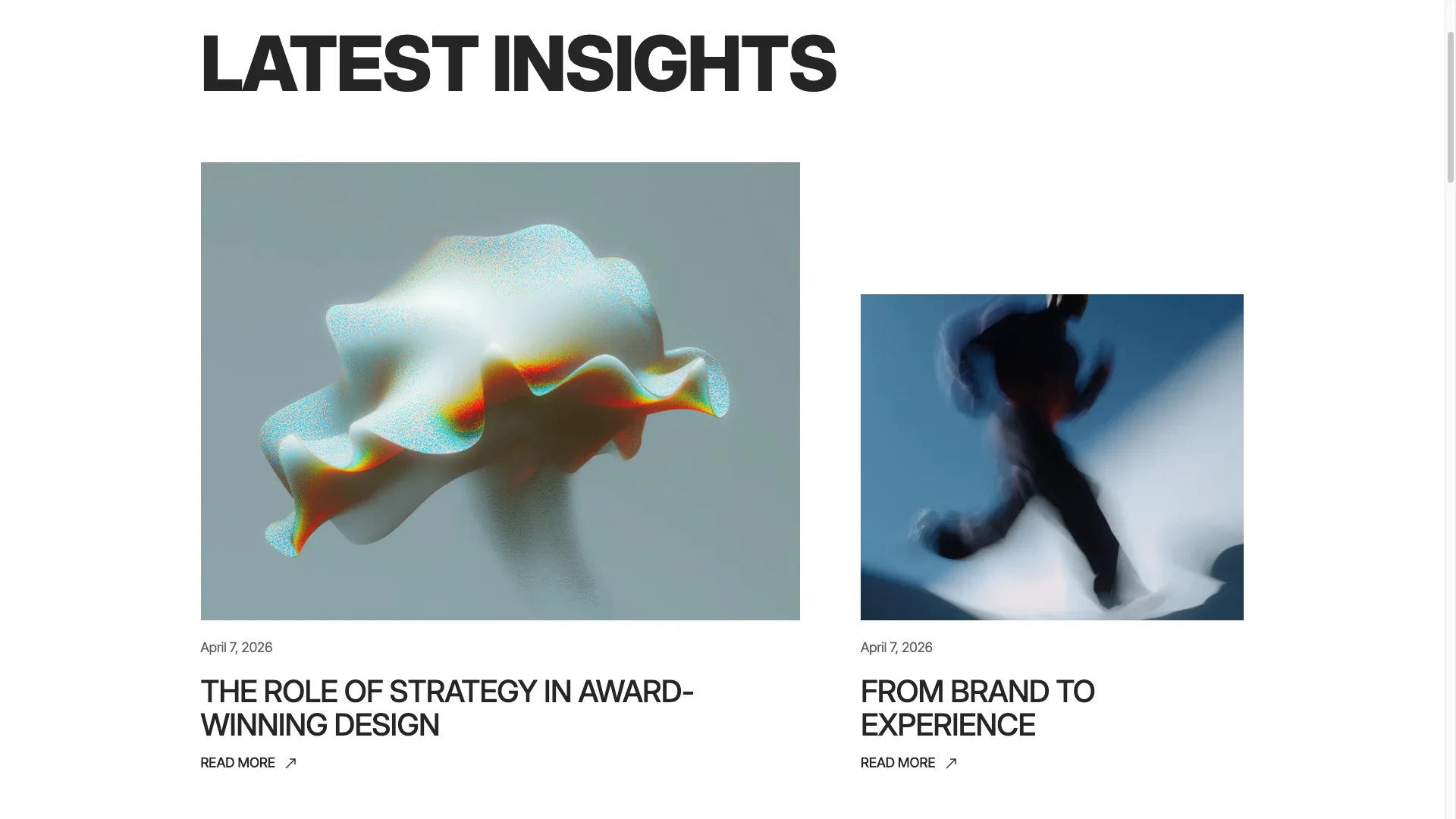 Impressive Blog Page - TNCFlow Abstract ribbon-shaped form with iridescent edges flowing on a gray backdrop for the left image — an abstract design piece and color gradients. Please adjust if this image is decorative or is a link to an article surface-to-base.
