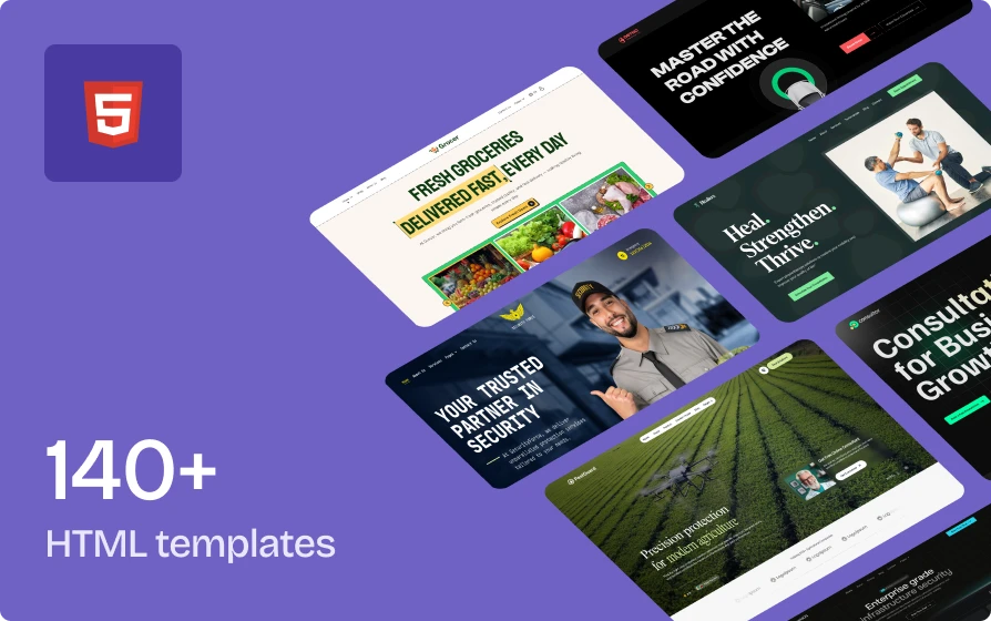 HTML website templates