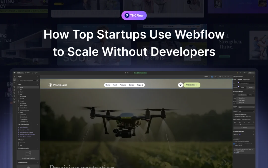 How Top Startups Use Webflow to Scale Without Developers
