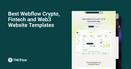 Best Webflow Crypto, Fintech and Web3 Website Templates