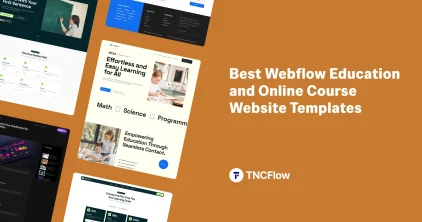 Best Webflow Education and Online Course Website Templates