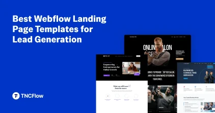 Best Webflow Landing Page Templates for Lead Generation