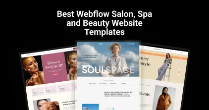 Best Webflow Salon, Spa and Beauty Website Templates