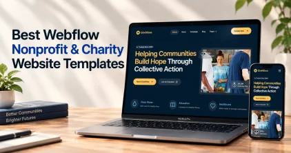 Best Webflow Nonprofit and Charity Website Templates