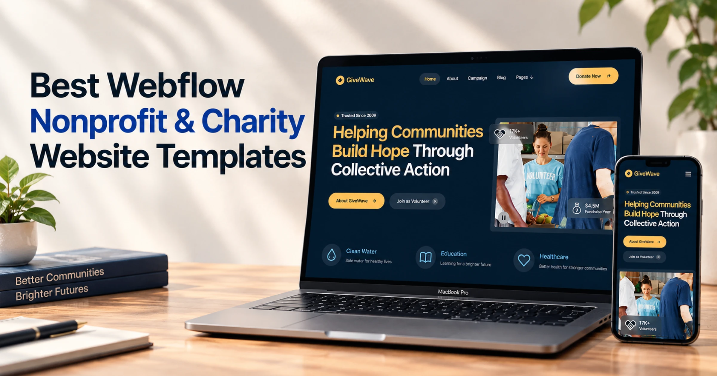 best-webflow-nonprofit-and-charity-website-templates Best Webflow Nonprofit and Charity Website Templates