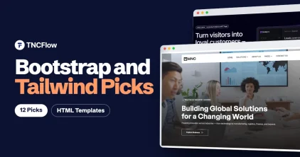 Best Bootstrap and Tailwind templates