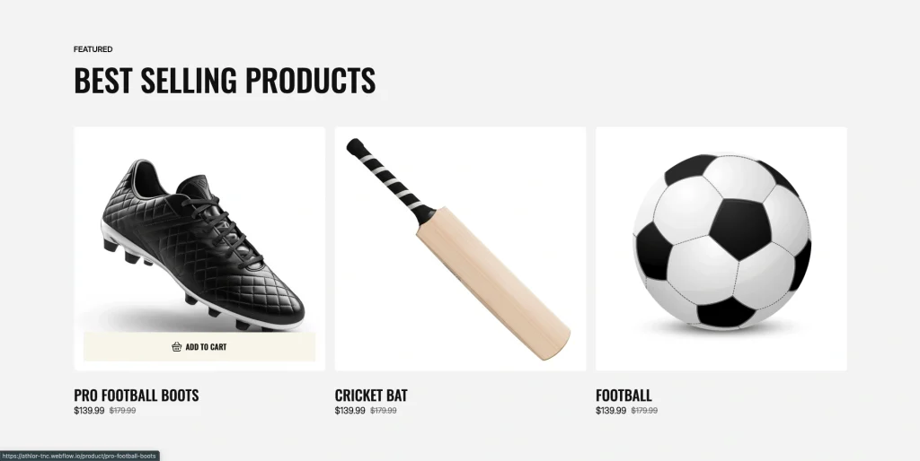 best_selling_products - TNCFlow Black quilted football boot on a white background with an Add to Cart bar below it