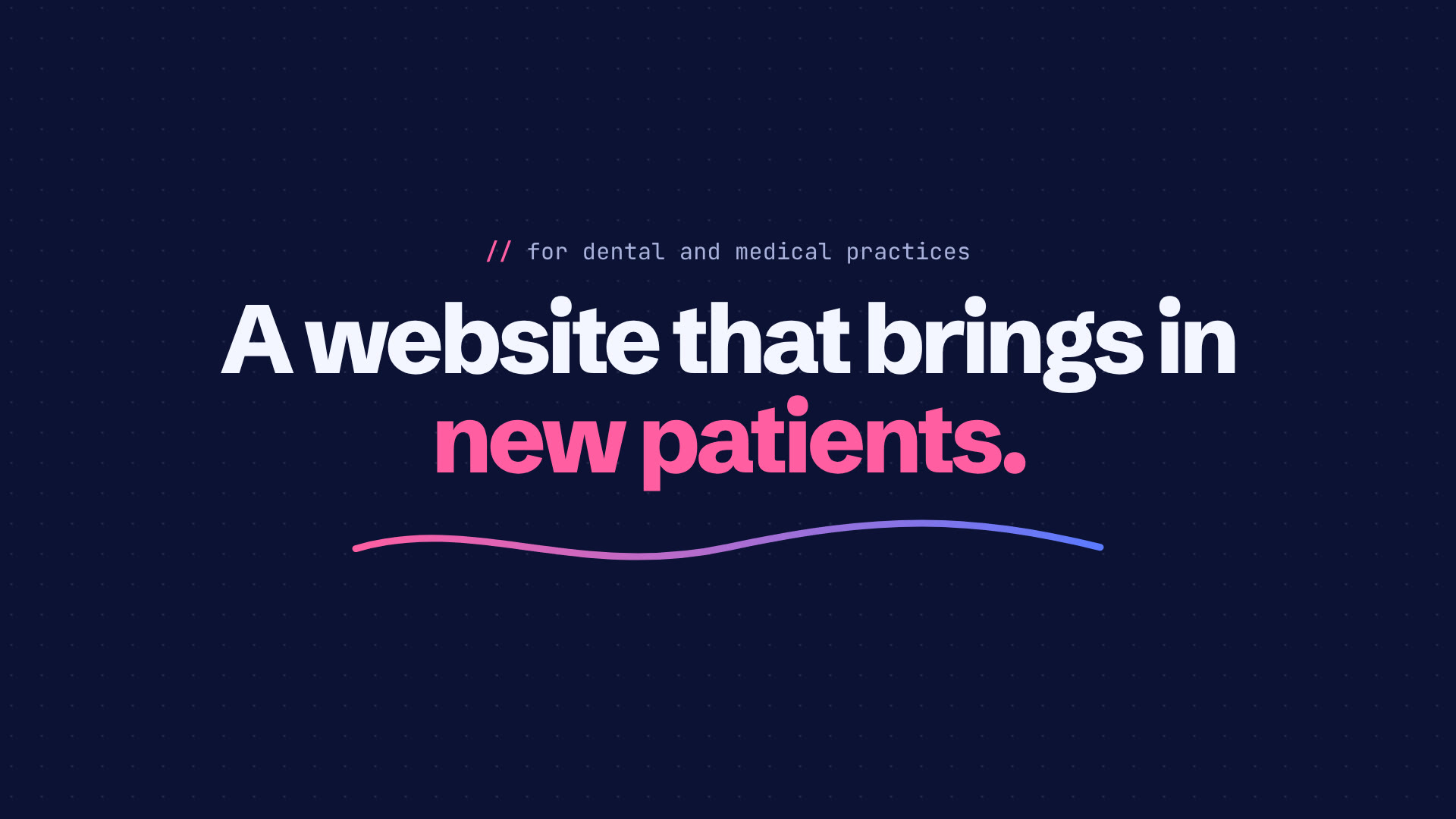 Dental & Medical website design and development by TNCFlow