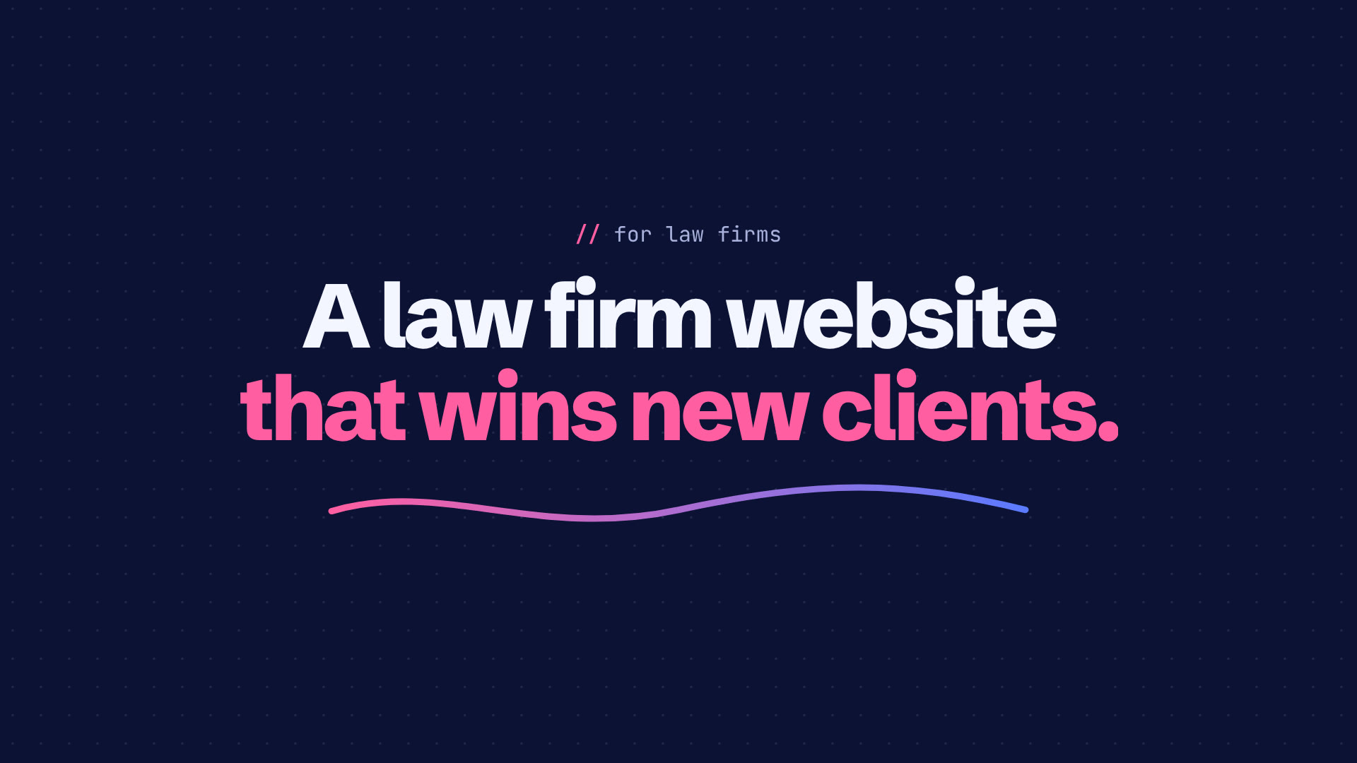 Law Firm website design and development by TNCFlow